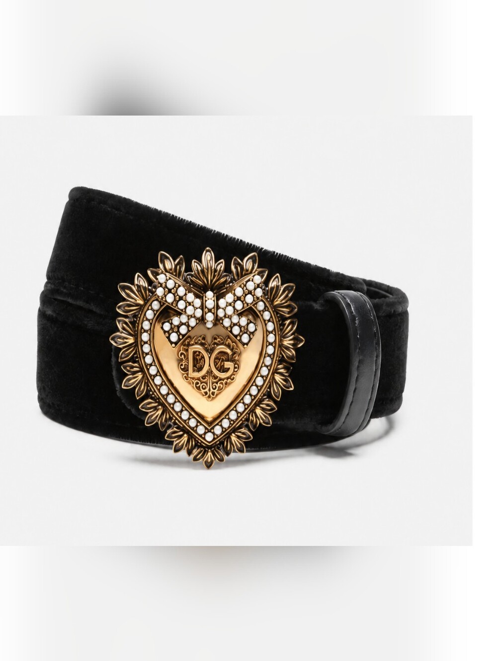 NEW Dolce & Gabbana Velvet Devotion Belt